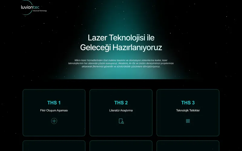 Luviontec web sitesi tasarımı